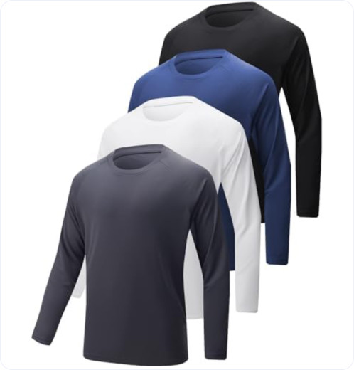 Best Selling Men’s Blank Long Sleeve T-Shirt – Tubular Body